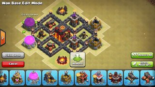 Clash of Clans (CoC) Town Hall 4 (TH4) Defense BEST WAR Base Layout Defense Strategy