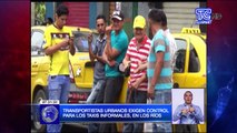 Transportistas urbanos exigen control para los taxis informales en Los Ríos
