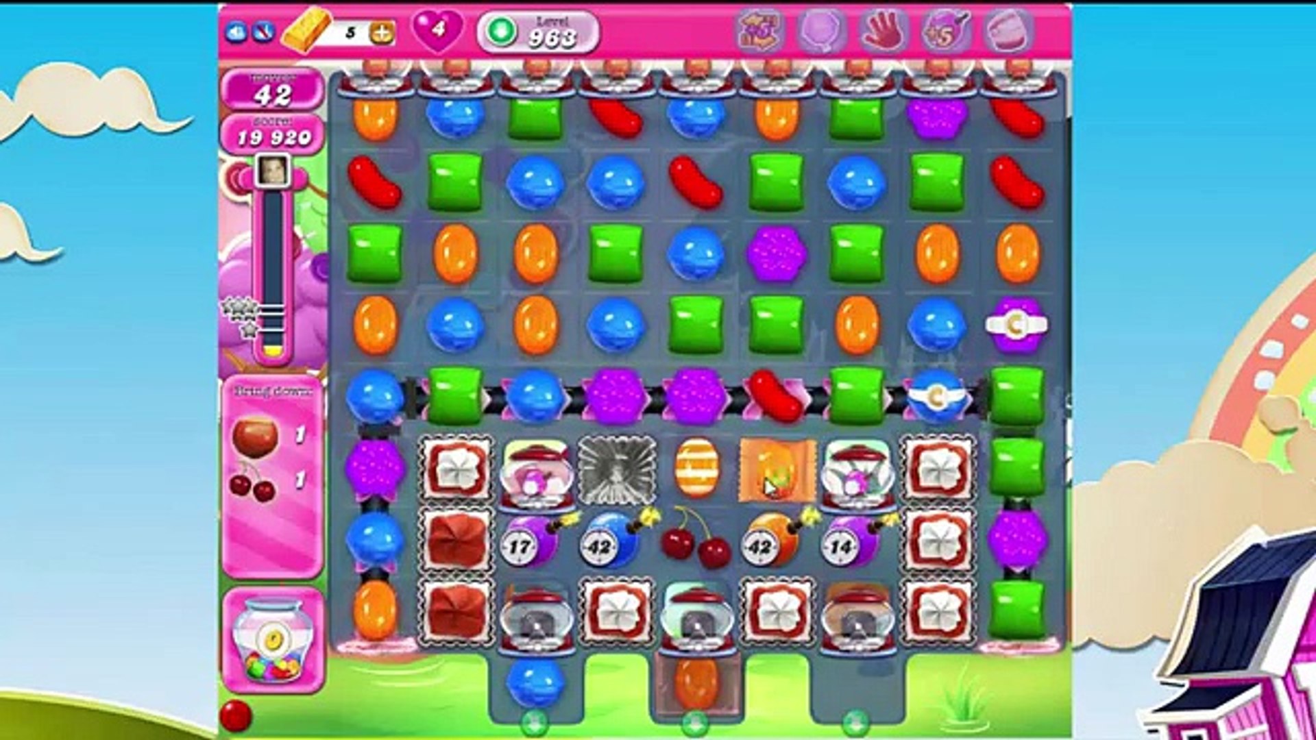 Candy Crush Saga Level 963 New Complete Video Dailymotion