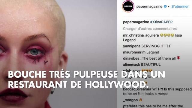 PHOTOS. Christina Aguilera méconnaissable sans maquillage en une d'un magazine a...