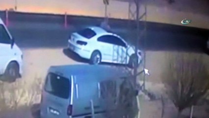 Çadırkent önünde yankesicilik kameraya yakalandı