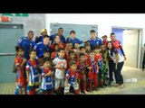 Crianças de Manaus acompanham jogo-treino da Seleção Sub-20 e interagem com jogadores