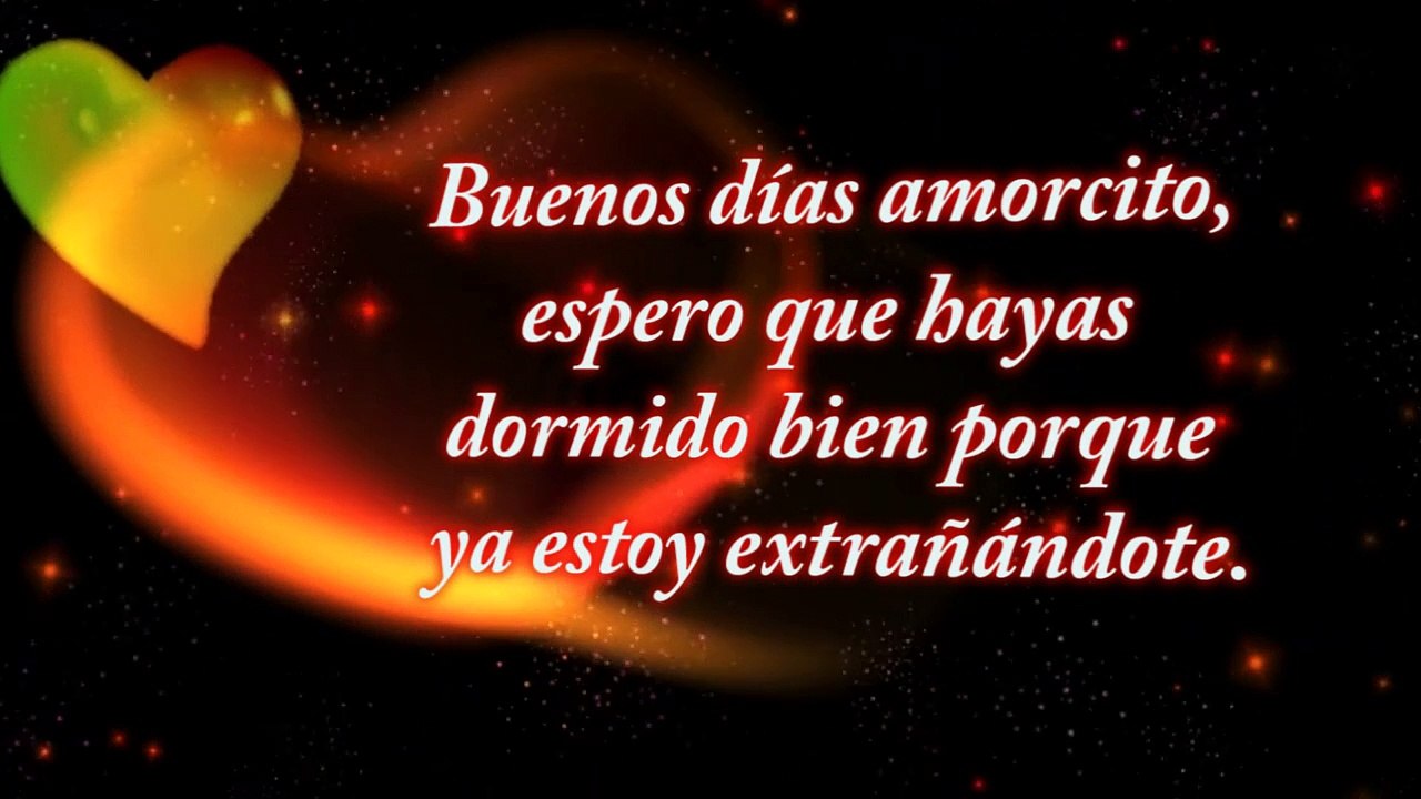 Frases de Buenos Dias para mi Amor que la extraño mucho