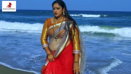 Serial actress wet saree