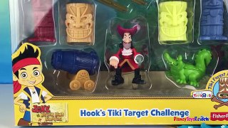 Play Doh fun with Jake and the Neverland pirates - Hook and the tiki target challenge