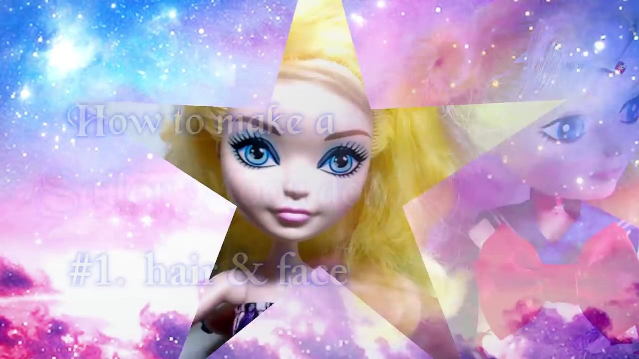 [인형 리페인팅] 세일러문 변신 #1 헤어/메이크업 custom/Repainting doll : Sailor Moon #1 hair/make-up/딩가의 회전목마(DINGA)
