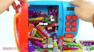 Learn Colors Slime Toy Surprises Microwave PEZ Disney Mickey Mouse Clubhouse Play Doh Ice Cream