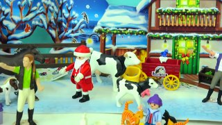 Schleich Horses Christmas Horse Club Advent Calendar + Playmobil Surprise Blind Bag Toys Day 11
