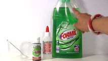 DIY zelf slijm maken - zonder Borax - poging 2 - Ontmoet Slimer !!