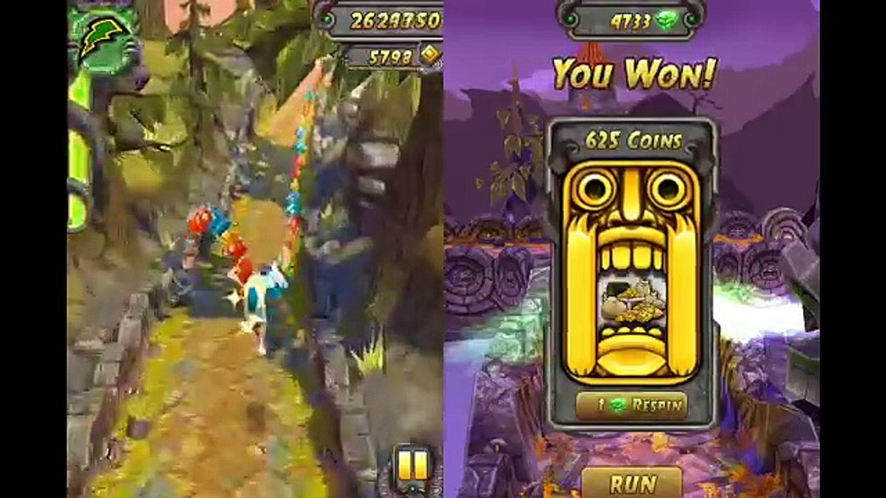 Temple Run 2 Sky Summit VS Spooky Summit | Usain Bolt VS Sir Montague