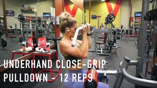 SHREDDED Back And Bicep Workout | For Women