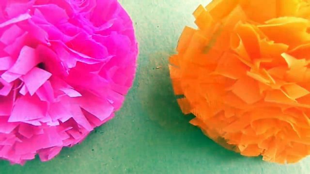 Flores de cempasuchitl {FLORES DE PAPEL CREPE} // Dia de muertos