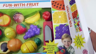 Learn Fruit Names with Toy Velcro Set!