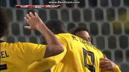 Amazing Goal Romero Lukalu (1-0) Belgium vs Saudi Arabia
