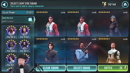 Star Wars: Galaxy Of Heroes - 9B Hard Dark And Light Side Battles