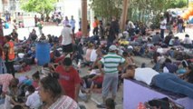 Rumbo a Estados Unidos, un viacrucis de mil migrantes atraviesa México