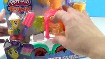 Unboxing Play-Doh Town Ice Cream Surprise Truck! Crazy Ice Cream Treats!