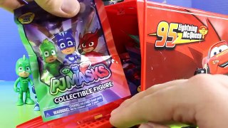 PJ Masks Imaginext Batman And Disney Cars Mack Open Mystery Surprise Toys At The Batcave