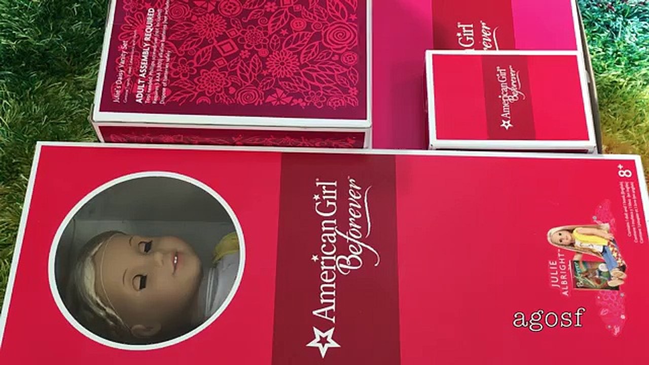 American Girl Doll Julie Haul ~ Julie, Daisy Vanity, Sound Accessories