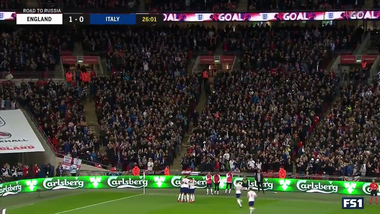 Jamie Vardy goal - England vs Italy 1-0  27.03.2018 (HD)