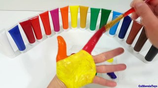 Learn Colors For Children Fun Body Paint Finger Family Song Nursery Rhymes