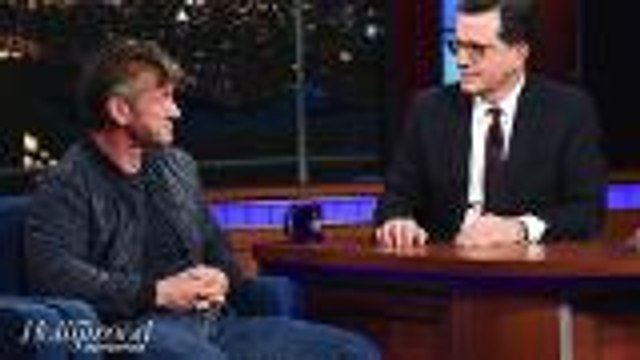 Sean Penn Visits 'Late Show' on Ambien, Talks Politics, New Book, Acting | THR News