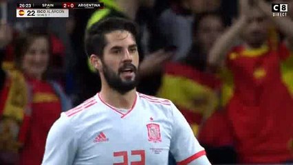 Isco Goal - Spain 2-0 Argentina 27-03-2018