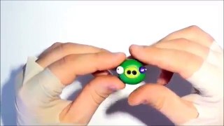 Свинка из Angry Birds из пластики. How to make a piggy (Angry Birds) of polymer clay