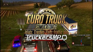 ETS 2 - Multiplayer | On the Road between Calais and Duisburg (Traffic Jam)