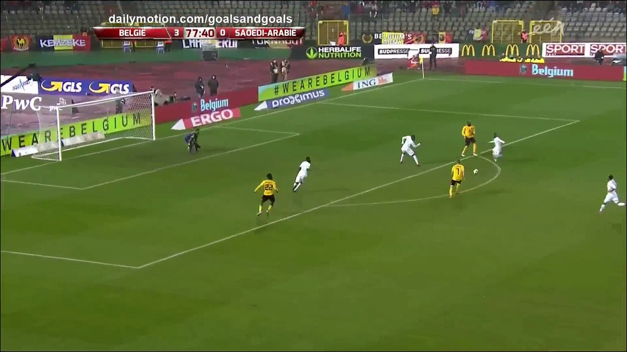 Kevin De Bruyne Goal HD - Belgium 4 - 0 Saudi Arabia - 27.03.2018 (Full Replay)