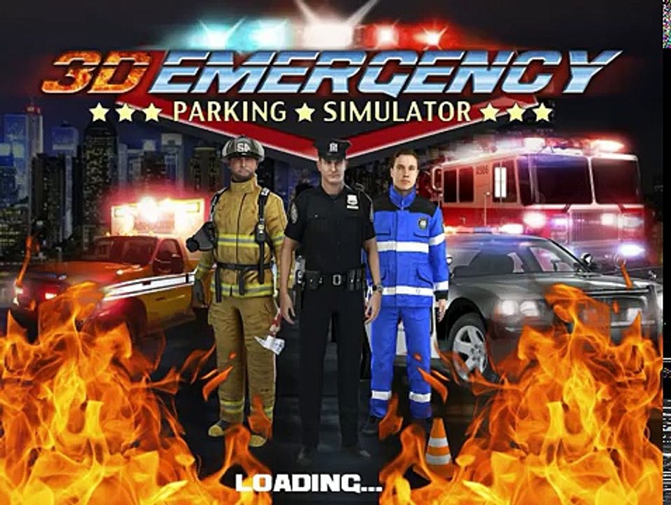 3D Emergency Parking Simulator Game - Real Police Fire Truck Ambulance Car Driving iOS Gameplay