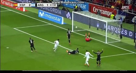 Second Goal Isco (3-1) Spain vs Argentina