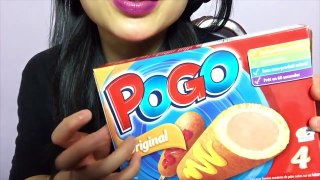 ASMR Pogo Corndogs EATING SOUNDS | SAS-ASMR