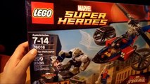 LEGO Super Heroes Spiderman Spider-Helicopter Rescue 76016 Review Lego Español