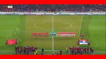 ملخص مبارة منتخب المغرب ومنتخب صربيا