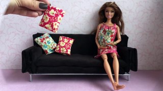Como fazer um Sofá para Barbie e outras Bonecas!