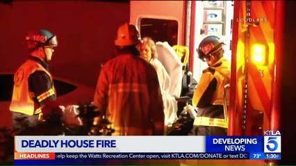 One Dead, Two Injured in L.A. House Fire; `Live Ammunition` Found Inside