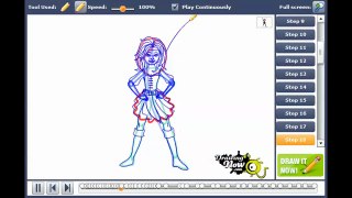 How to draw Zarina from The Pirate Fairy