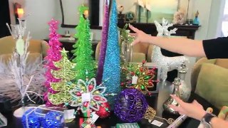 Cheap Christmas Tree decorating Ideas | White Christmas Tree