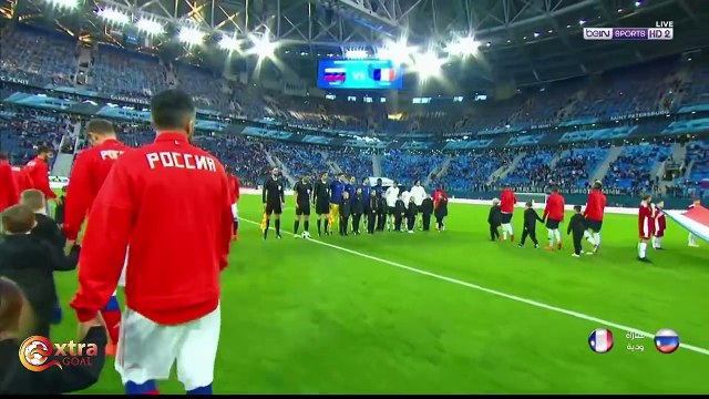 ملخص مباراه فرنسا وروسيا 3-1 - ثنائية المتألق مبابي وهدف بوجبا العالمي- مباراه ودية