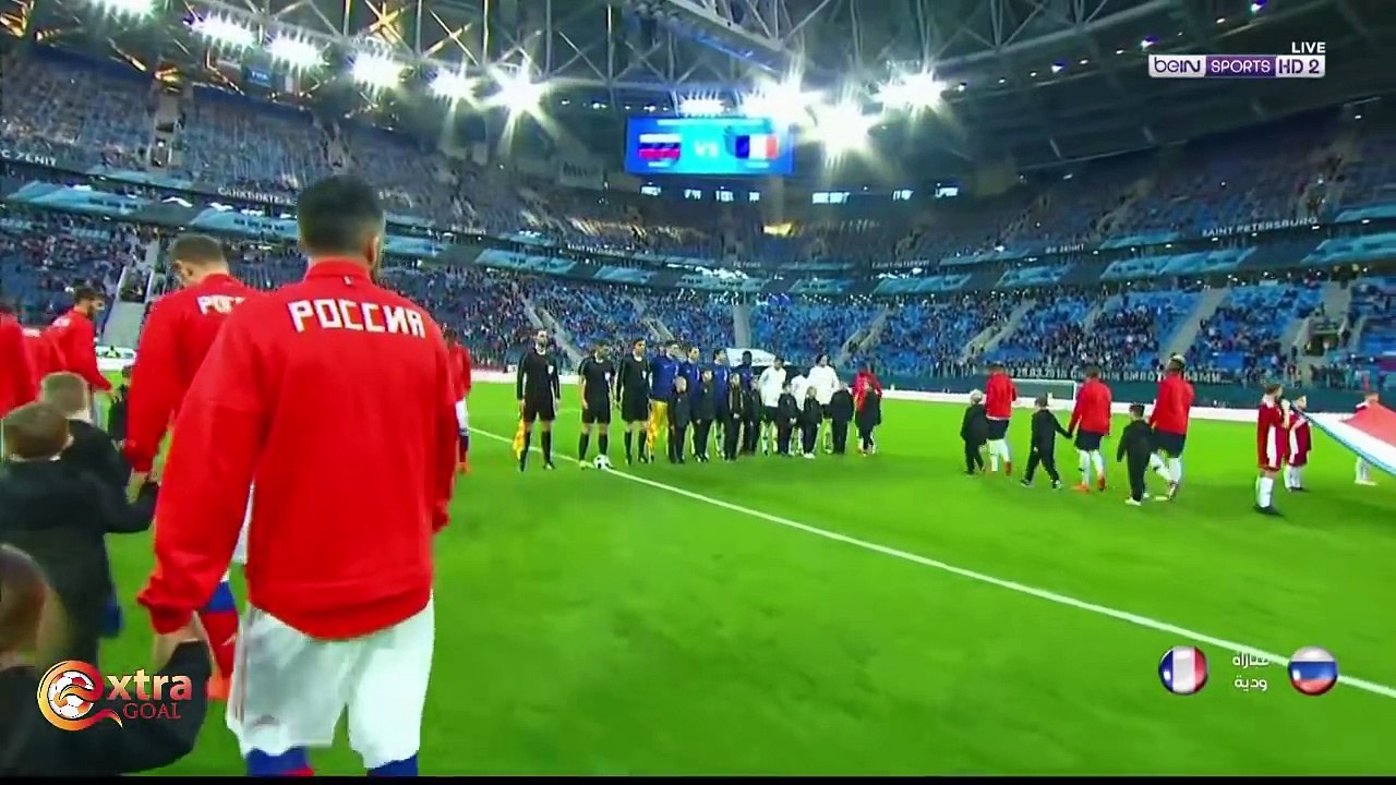 ملخص مباراه فرنسا وروسيا 3-1 - ثنائية المتألق مبابي وهدف بوجبا العالمي-  مباراه ودية
