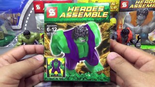 sy 그린 헐크 레고 짝퉁 미니피겨 녹색헐크 Lego knockoff Green Hulk Super Heroes