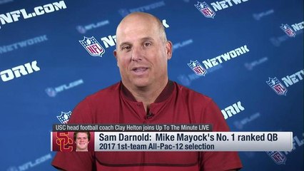 Clay Helton joins 'Up to the Minute' to talk Sam Darnold