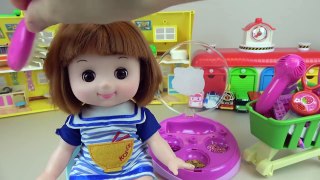 Baby Doll Hair shop sticker & decoration toys