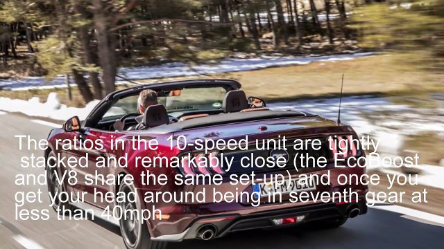 Ford Mustang EcoBoost Convertible 2018 review