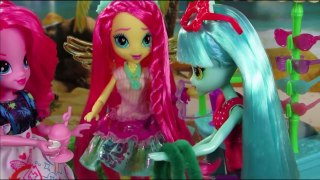 Equestria Girls Spring Break 3 Lyra Heartstrings PinkiePie Fluttershy MLP My Little Pony Doll Review