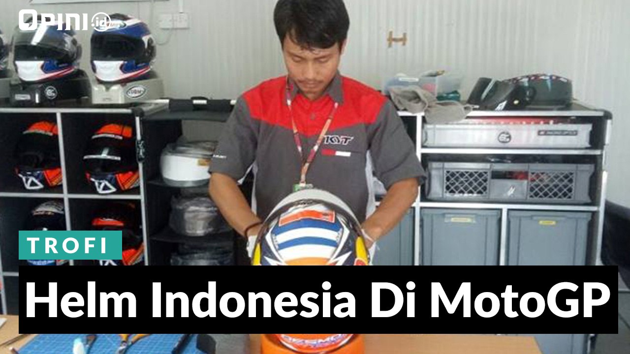 #1MENIT | Helm Indonesia Di MotoGP