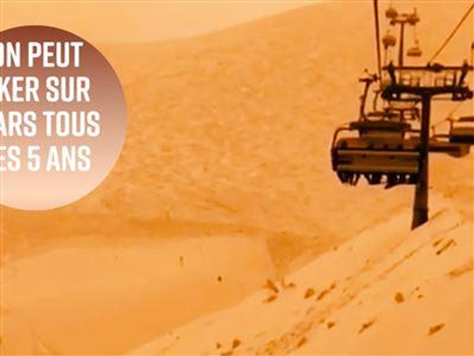 Si vous voulez skier sur Mars...c'est possible !