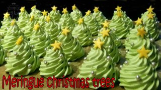 How to make Meringue CHRISTMAS TREES