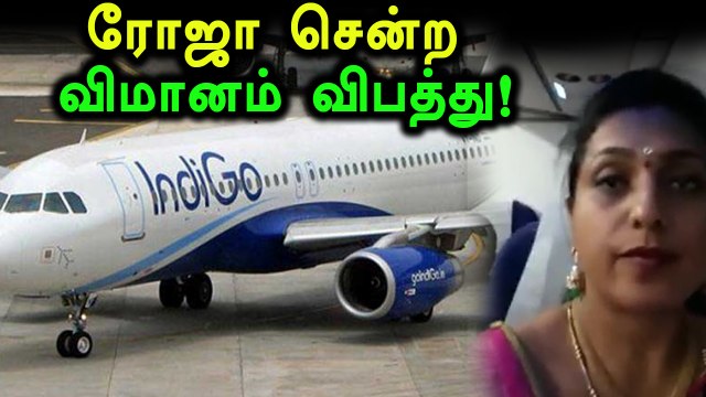 ஹைதராபாத் விமான விபத்திலிருந்து உயிர் தப்பிய நடிகை ரோஜா- வீடியோ